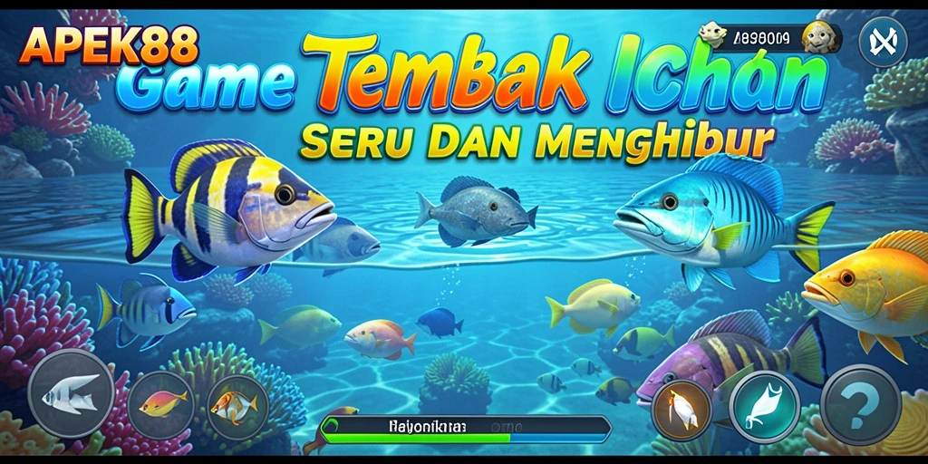 Screenshot APEK88 menampilkan aksi menembak ikan yang mendebarkan.
