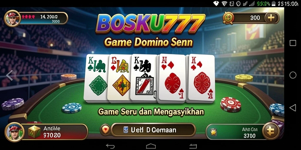 Tampilan gameplay menarik dan seru dari BOSKU777.