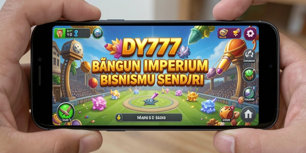 Screenshot utama gameplay DY777 yang menunjukkan kompleksitas bisnis Tycoon.