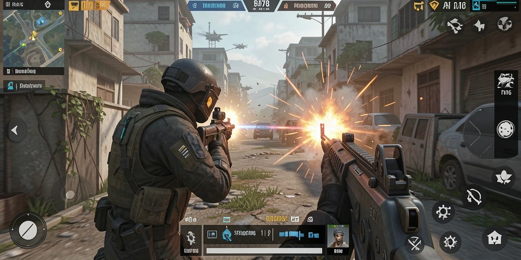Gameplay seru dan mendebarkan dari ID678 di dunia FPS.