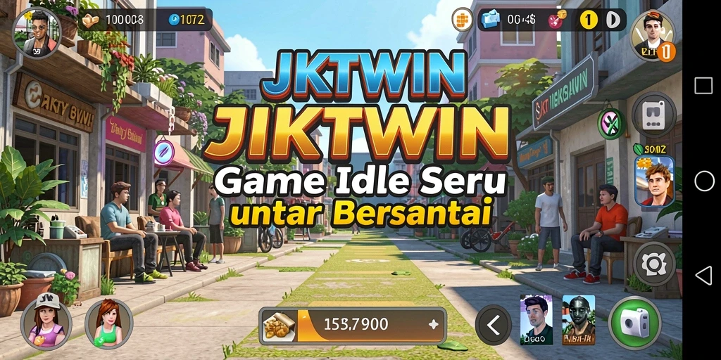 Tampilan gameplay JKTWIN yang menarik dan penuh warna.