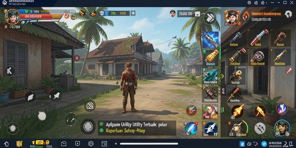 Tampilan utama JP6789 dengan berbagai fitur Utility yang memudahkan pengguna.