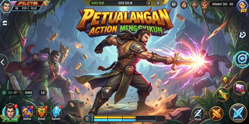 Tampilan gameplay seru di JPSLOT88 dengan aksi yang mendebarkan.