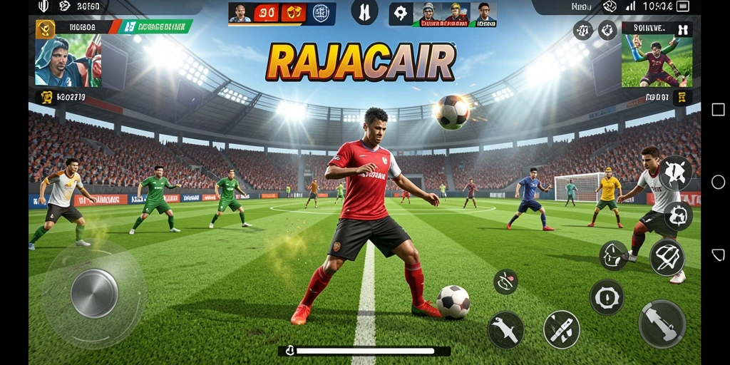 Tampilan menarik dari gameplay RAJACAIR yang seru dan dinamis.