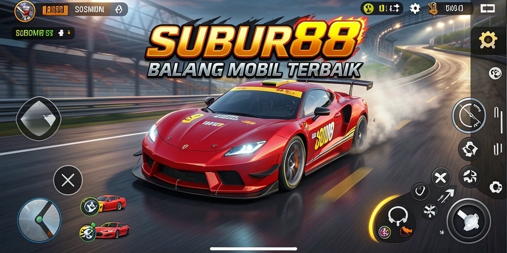 Tampilan menarik dari gameplay balap SUBUR88 yang mendebarkan.