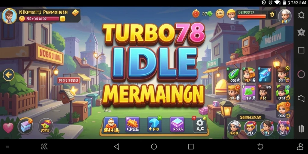 Tampilan gameplay TURBO78 yang menampilkan keseruan permainan Idle.