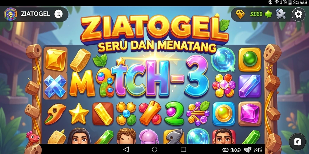 Tampilan gameplay ZIATOGEL yang mengasyikkan dan penuh warna.